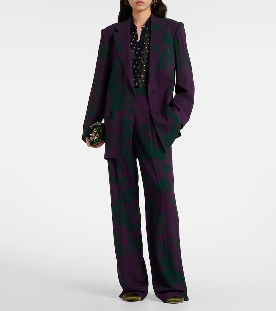 Printed blazer
