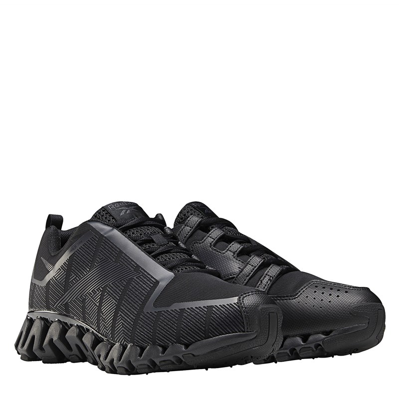 Men's Zig Wild Tr 6 Trail Running Shoes (Black/Grey/White)