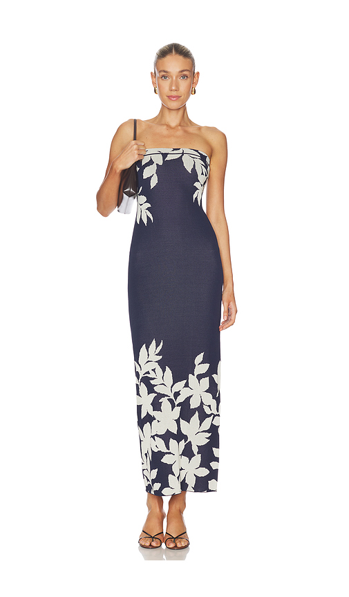 MISA Los Angeles Willow Dress in Navy. XXS. Also in XS, S, M