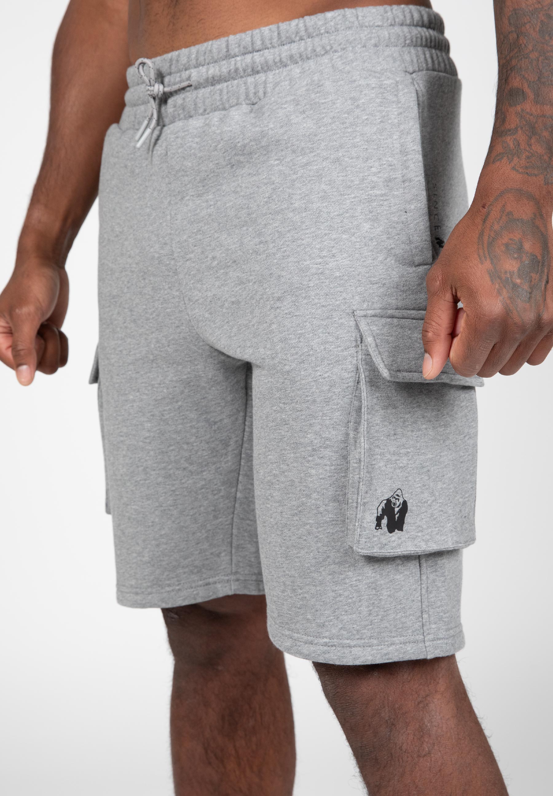 Hudson Cargo Sweat Shorts - Gray