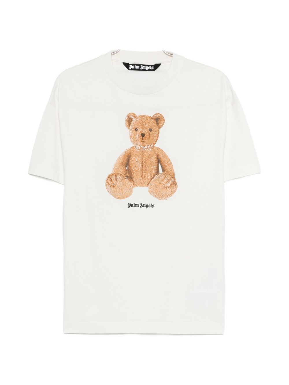 Palm Angels - cotton t shirt crew neck teddy bear