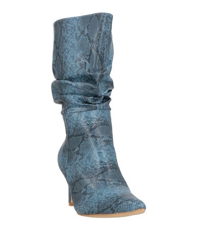 Woman Ankle boots Slate blue Size 7 Synthetic material