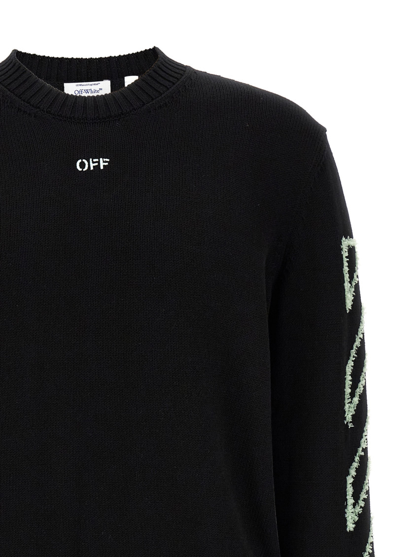 Diag Outline Sweaters And Cardigans Black