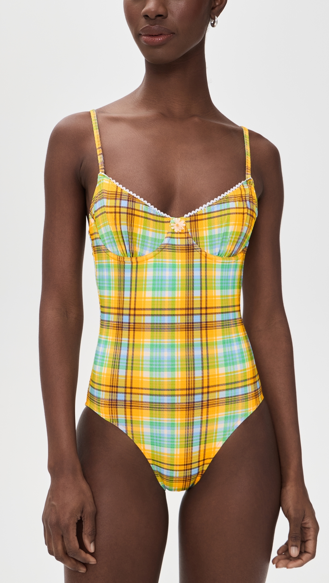 The Taylor One Piece Swimsuit Multi Plaid