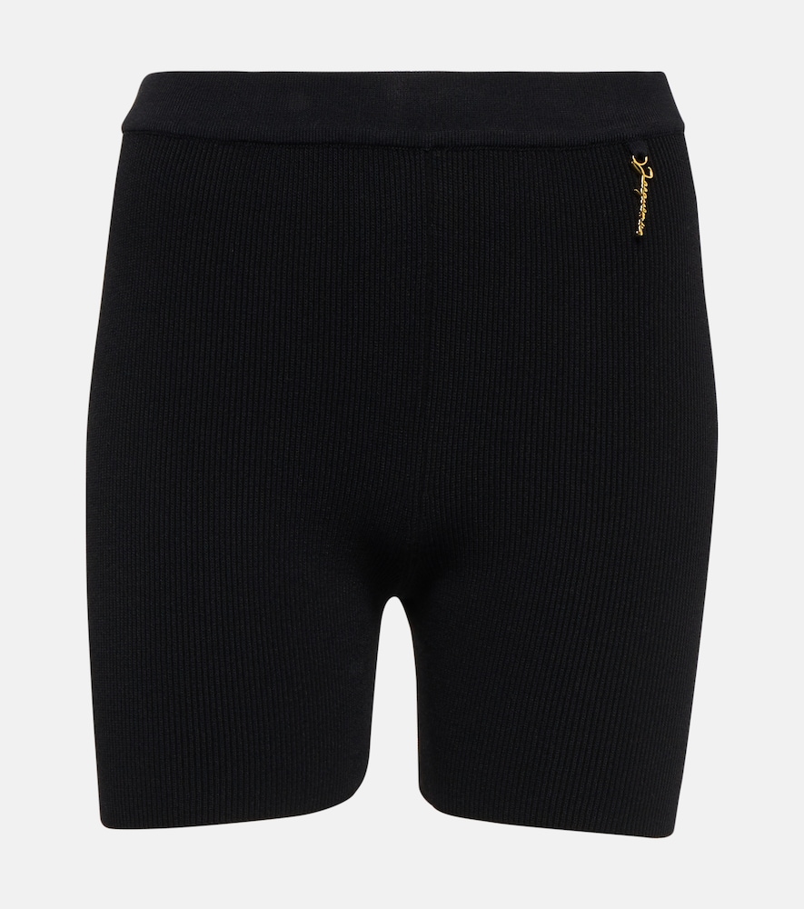 Jacquemus Le Short Pralu ribbed-knit shorts