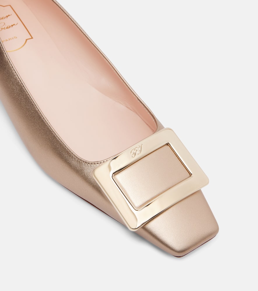 Belle Vivier 25 leather ballet flats