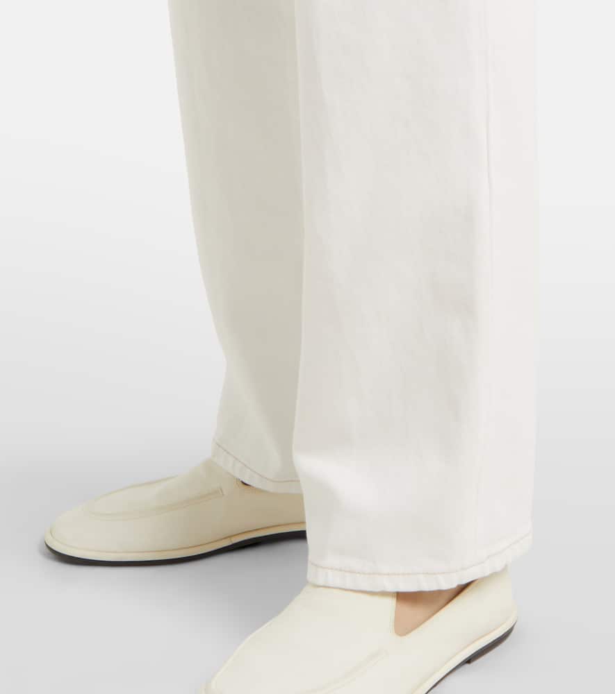 High-rise straight jeans
