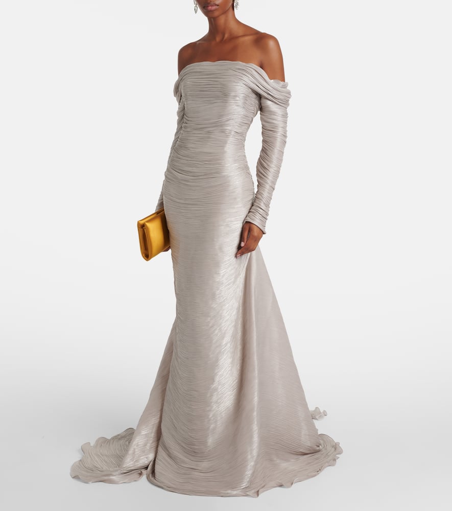 Ruched gown