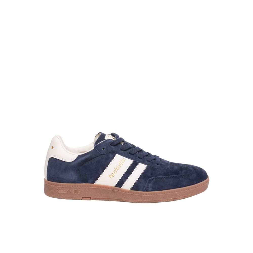 Pantofola D'Oro Blue Suede Men Men's Sneaker