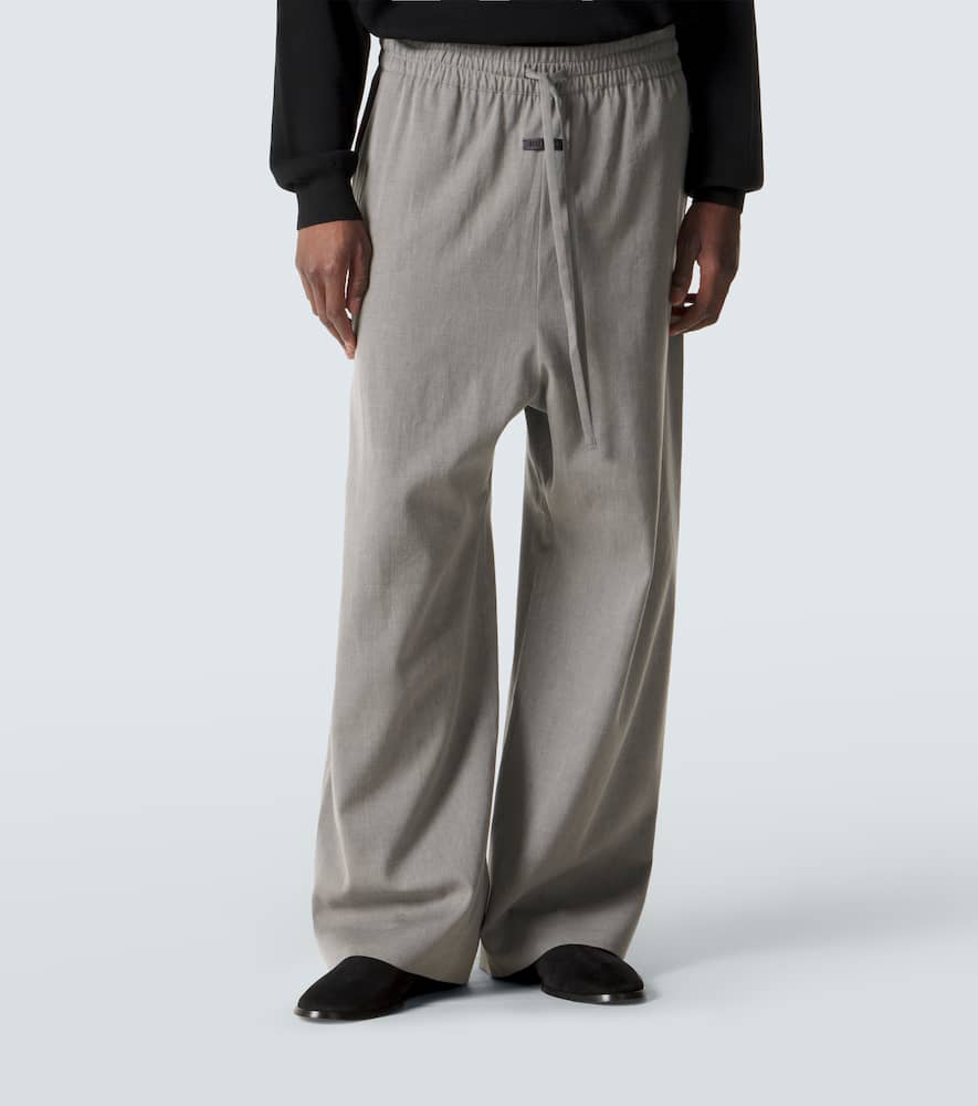 Virgin wool sweatpants