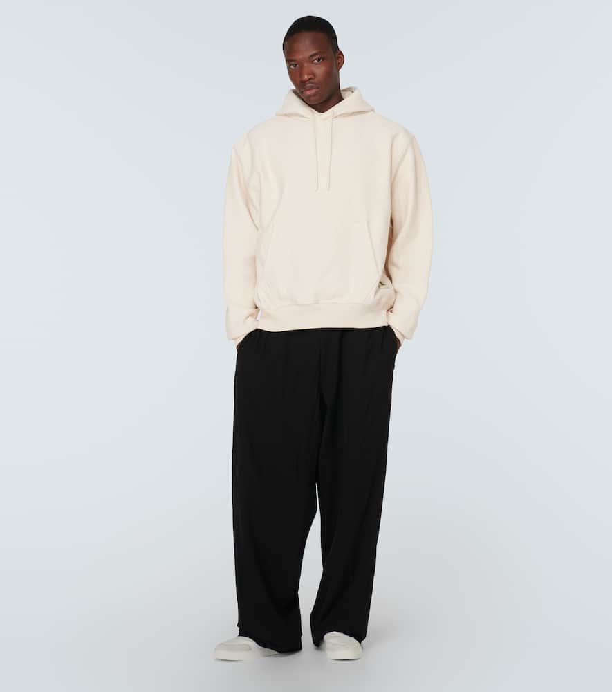 Cotton jersey hoodie