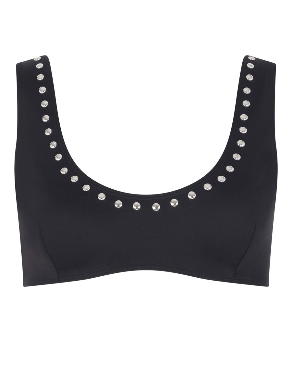 Studded bikini top - Black