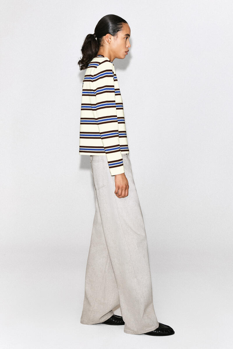 Clean Cut Long-Sleeved T-Shirt