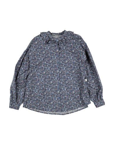 Kid Girl Shirt Slate blue Size 12 Cotton