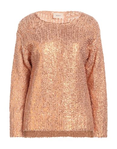 Woman Sweater Copper Size ONESIZE Acrylic, Wool, Mohair wool, Polyamide
