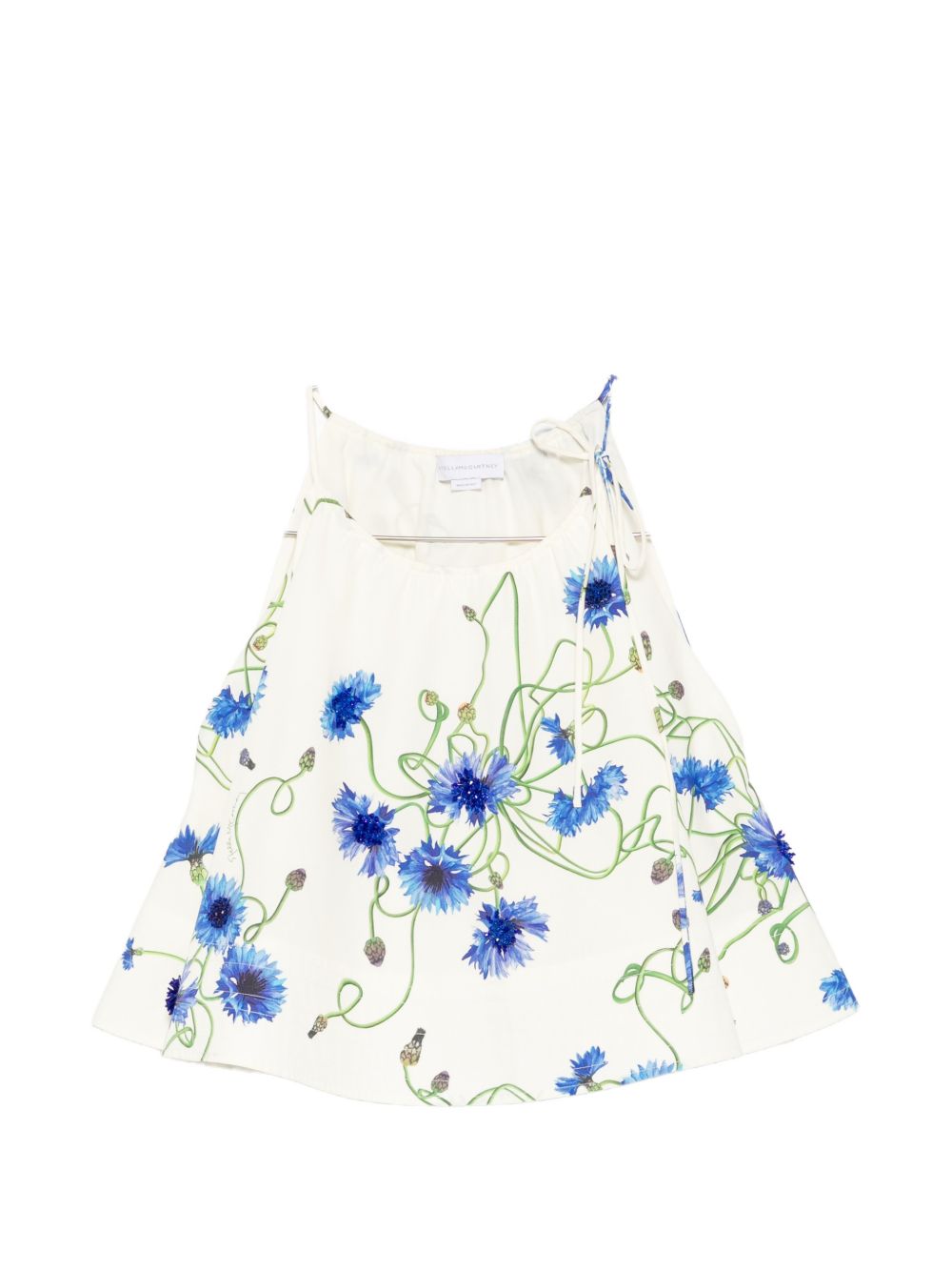 Embroidered cotton top