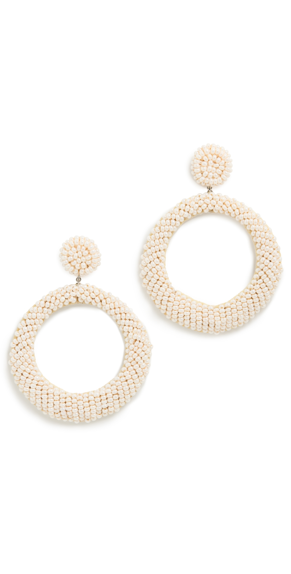 Deepa by Roberta Earrings Ivory One Size
