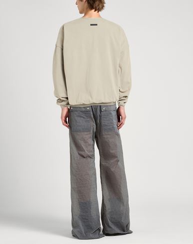 Man Sweatshirt Khaki Size L Cotton