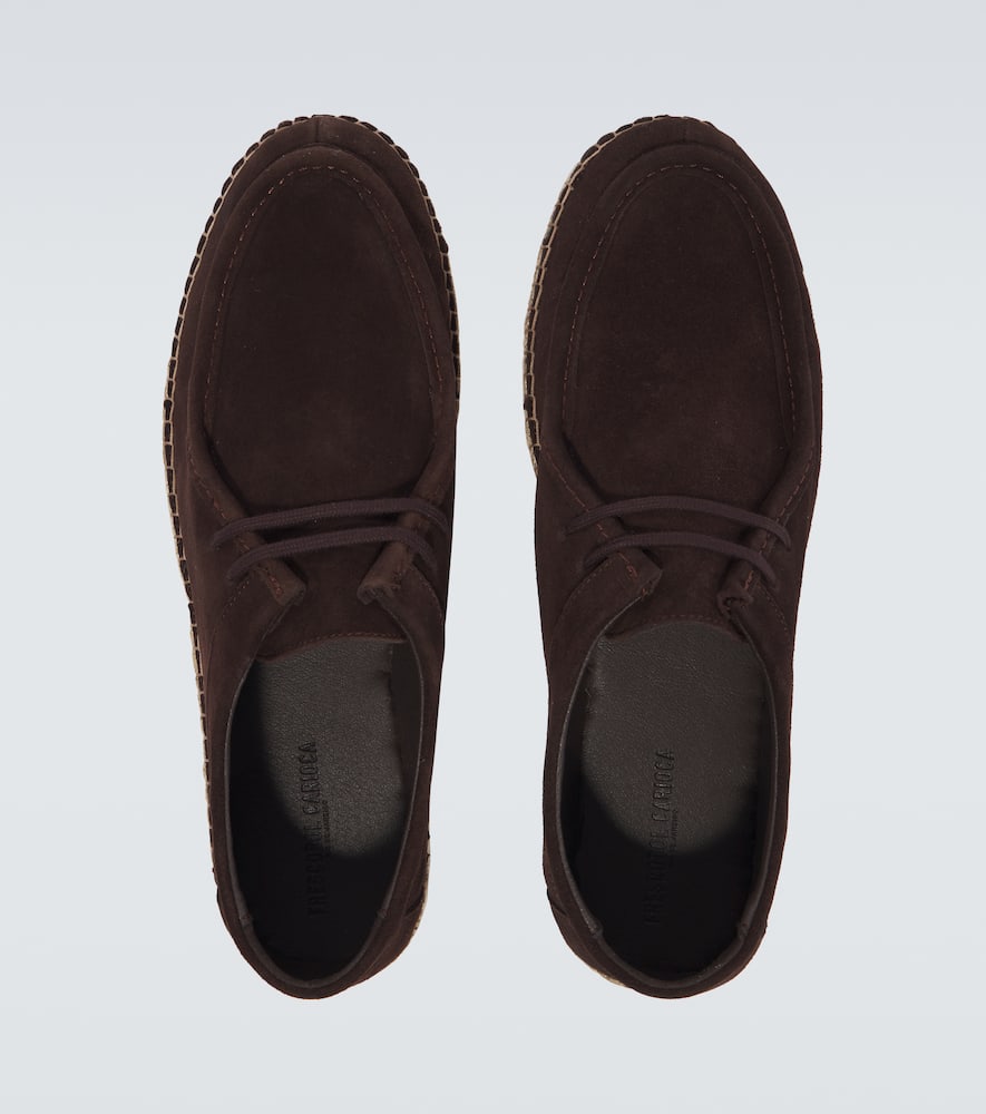 Frescobol Carioca Rodolfo Wallabee suede shoes