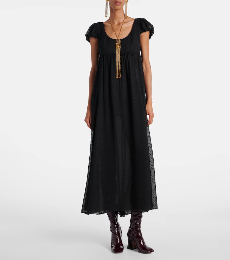 Chloé Embroidered silk maxi dress