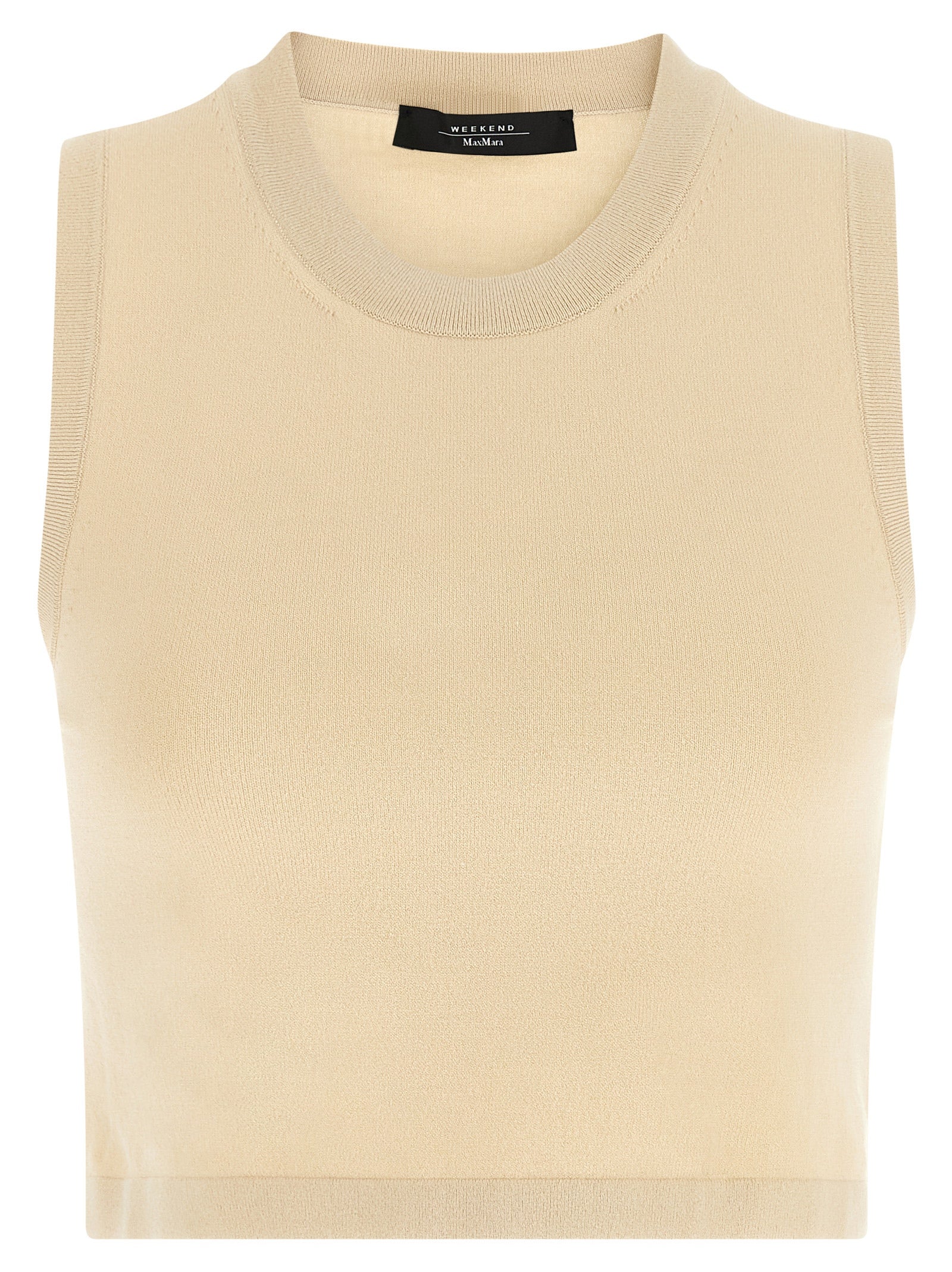 Viscose Tank Top — Beige