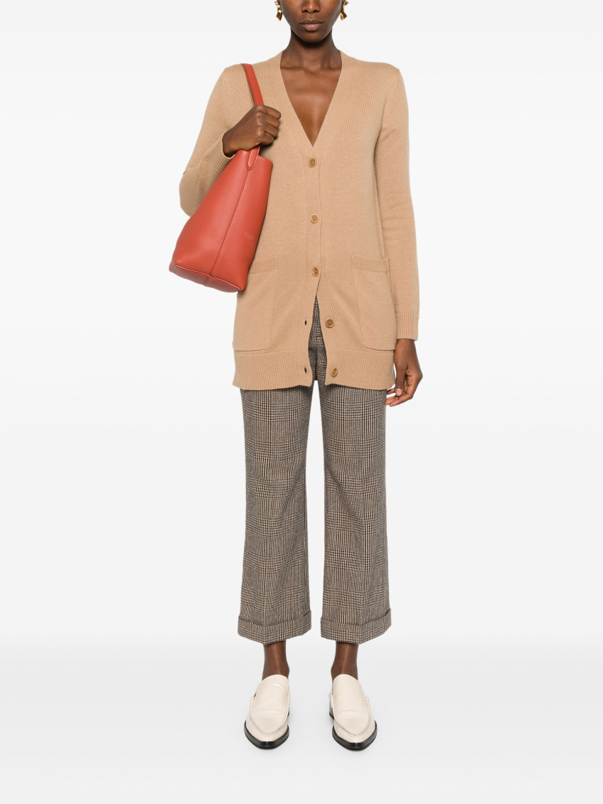 Light Brown Villar Wool Cardigan