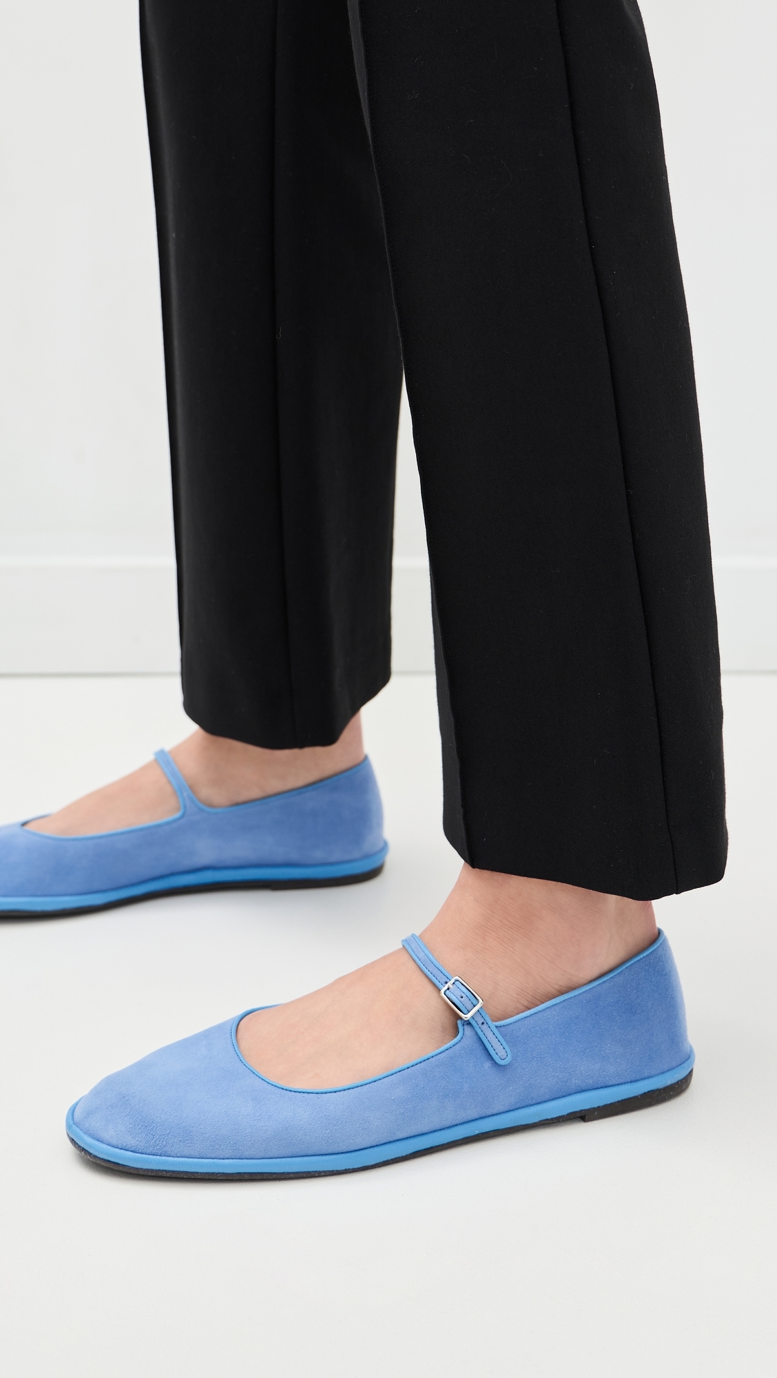 Salomé Flats Cerulean Blue