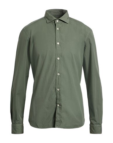 Man Shirt Military green Size 17 ½ Cotton