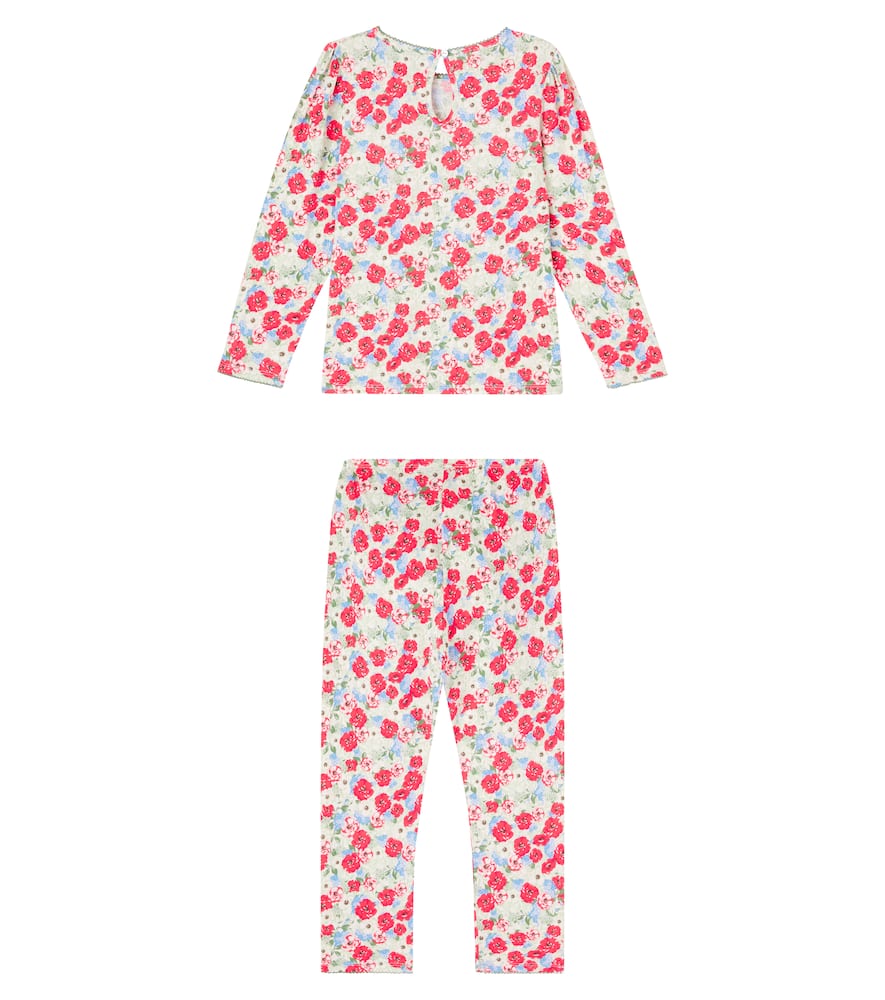 Konges Sløjd Babette floral cotton top and leggings set