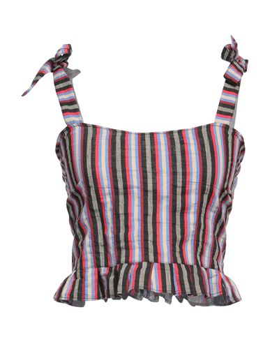 Woman Top Red Size S Polyester, Cotton, Linen