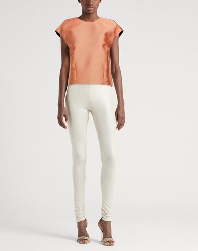 Woman Top Salmon pink Size 4 Polyester