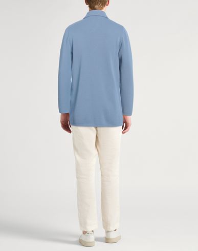Lardini Man Cardigan Light blue Size XS Cotton