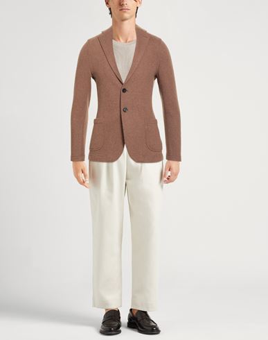Man Blazer Camel Size 36 Wool, Polyamide