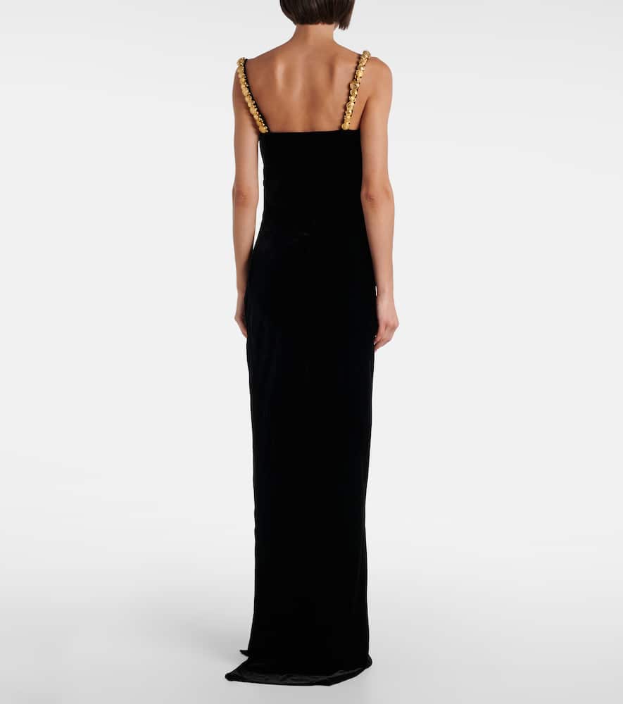 Jersey maxi dress