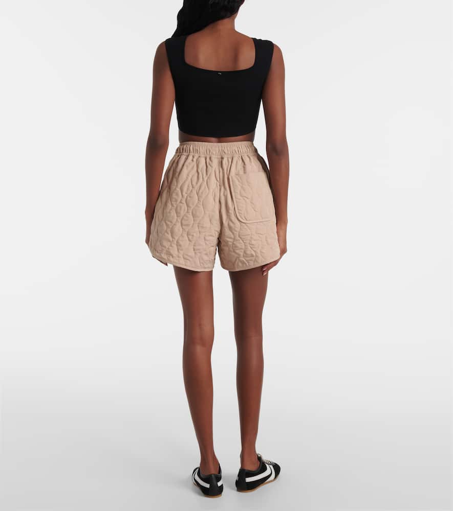 Catrine quilted twill shorts