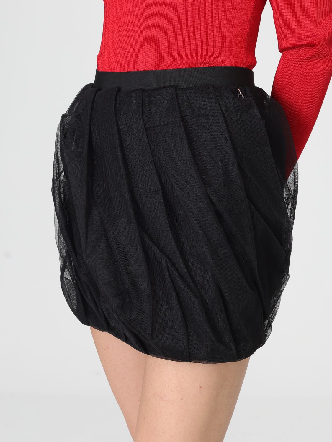 Skirt Woman color Black