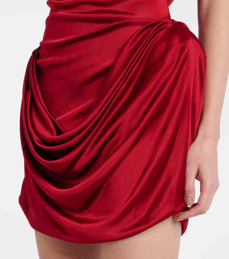 Draped minidress
