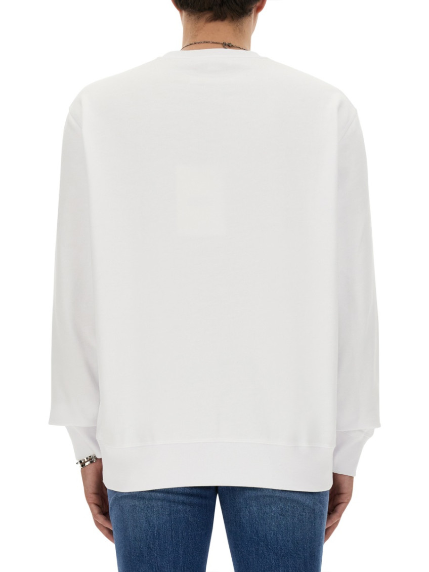 White Crew Neck Sweatshirt