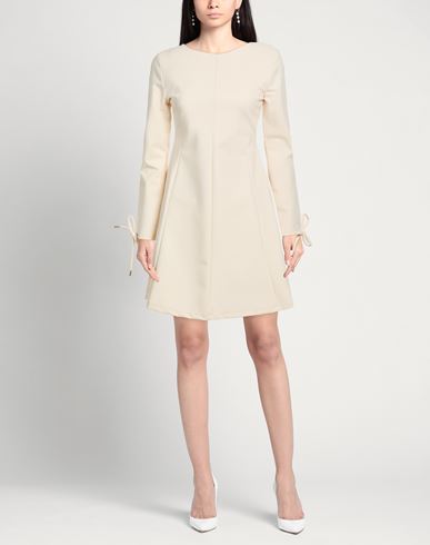 Woman Mini dress Cream Size 4 Polyamide, Elastane