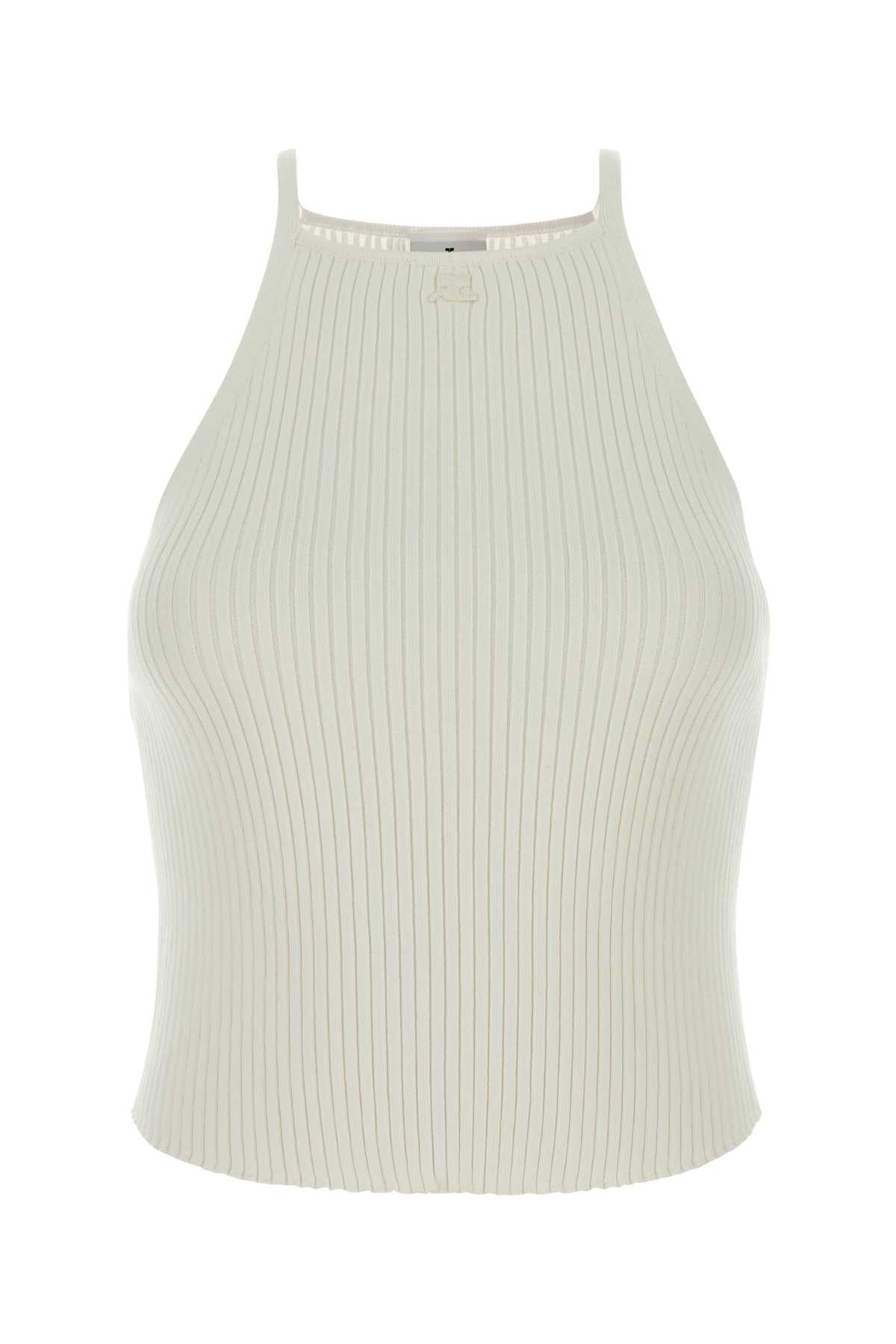 Knit Tank Top — White