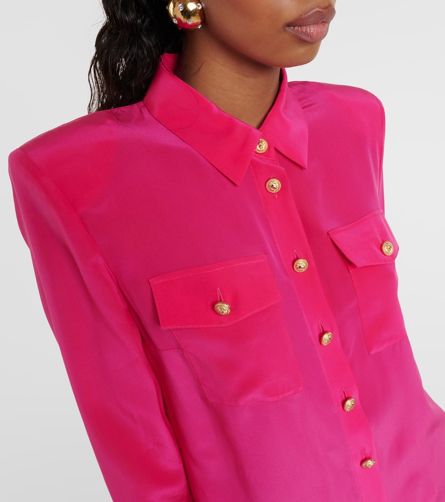 Silk crêpe de chine shirt
