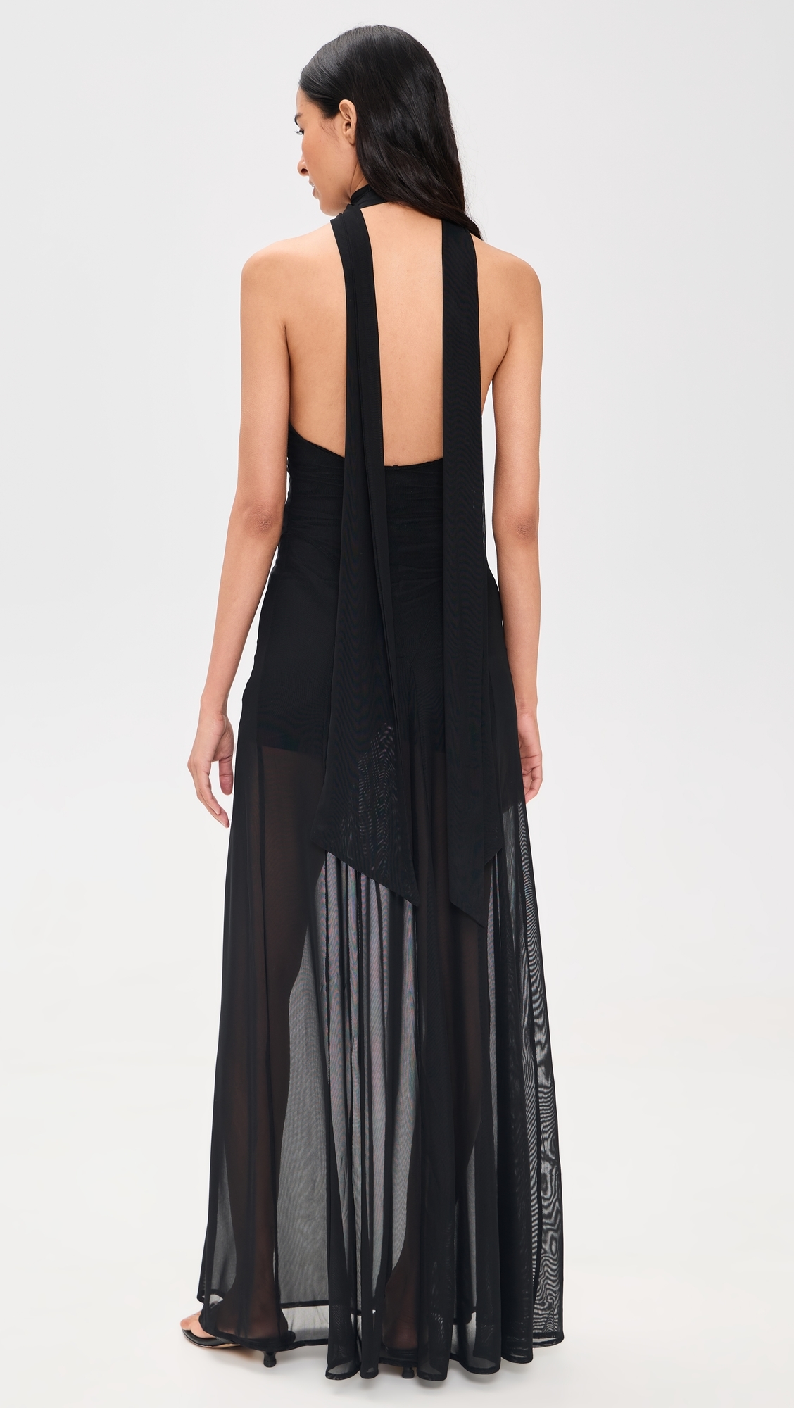 Katia Maxi Dress Black Mesh