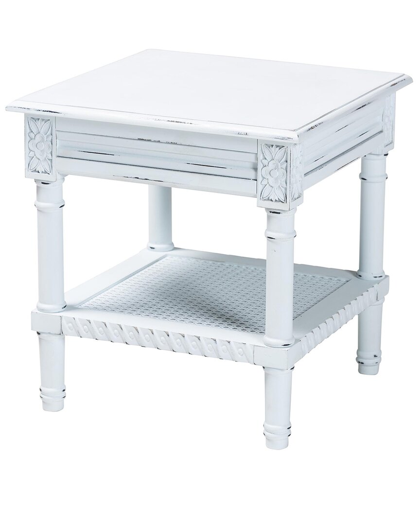 Jeanne Vintage Traditional Wood End Table