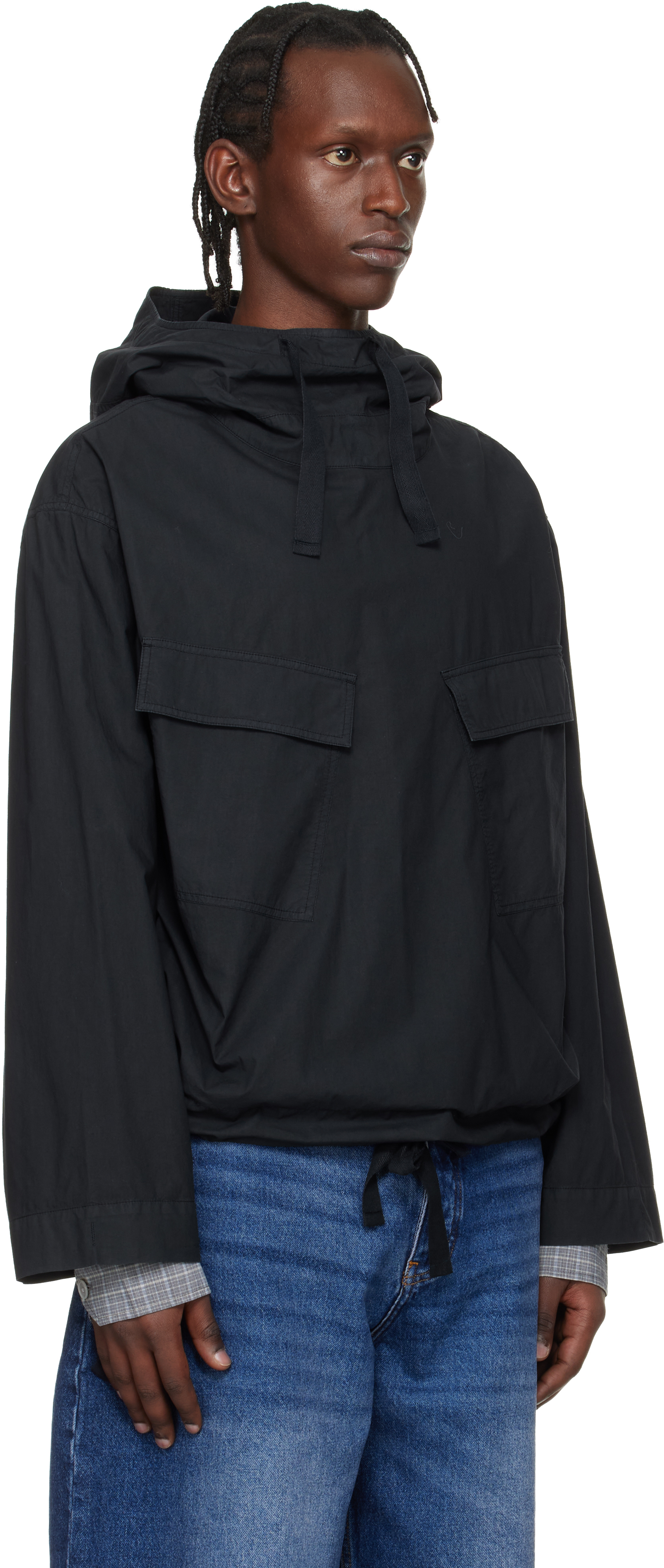 Navy Aaron Levine Edition Kirby Popover Jacket