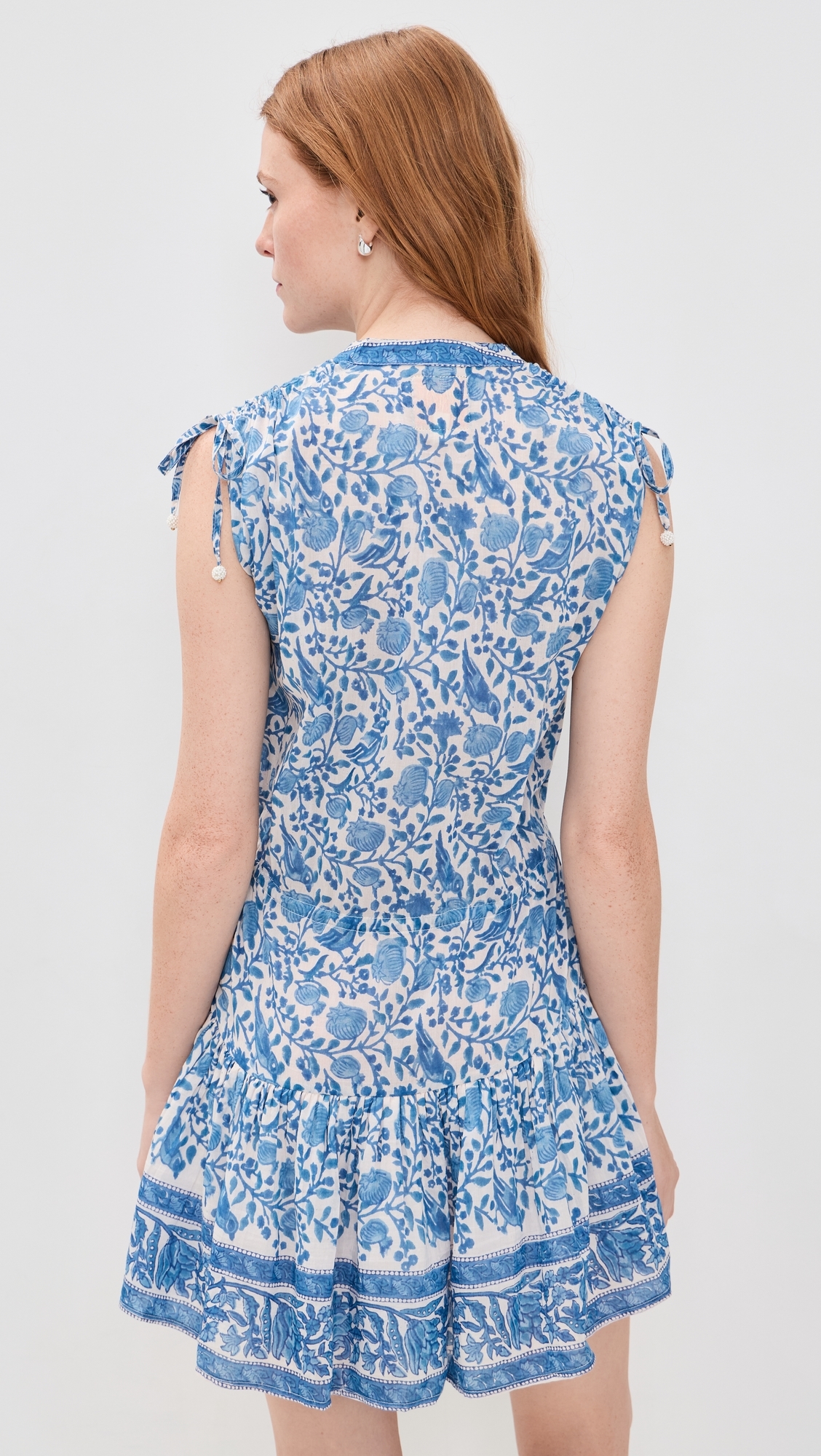 Paula Mini Dress Blue White