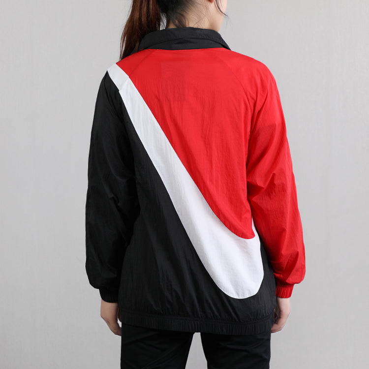 (WMNS) Sportswear Swoosh Woven Sports Jacket Red