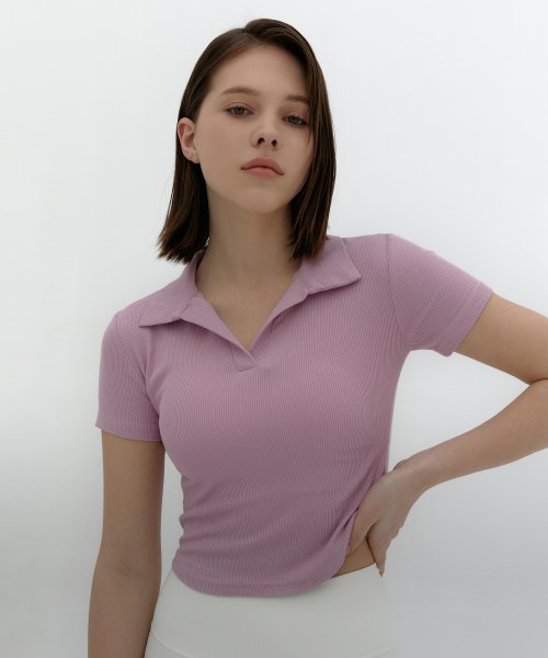 Open Collar Basic Golf Tee