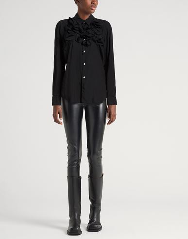 Comme Des Garçons Woman Shirt Black Size L Polyester