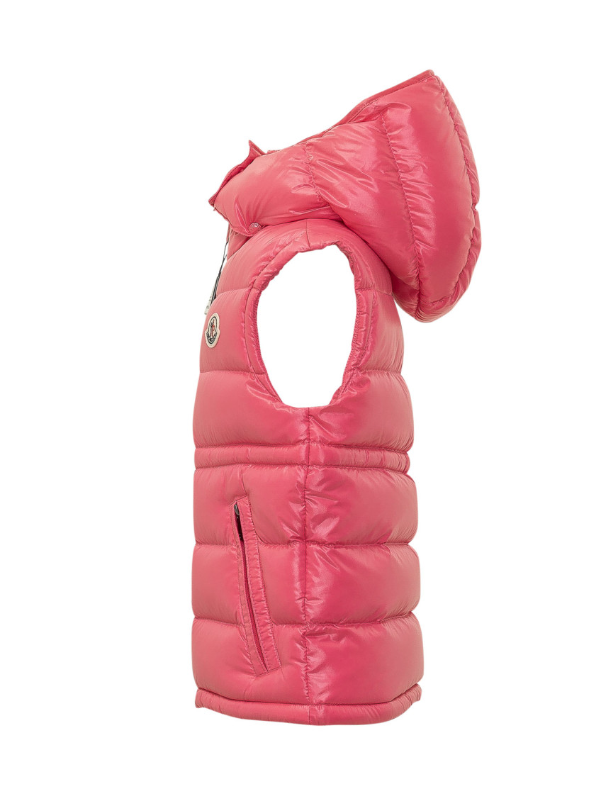 Girls Red Quilted Jacket