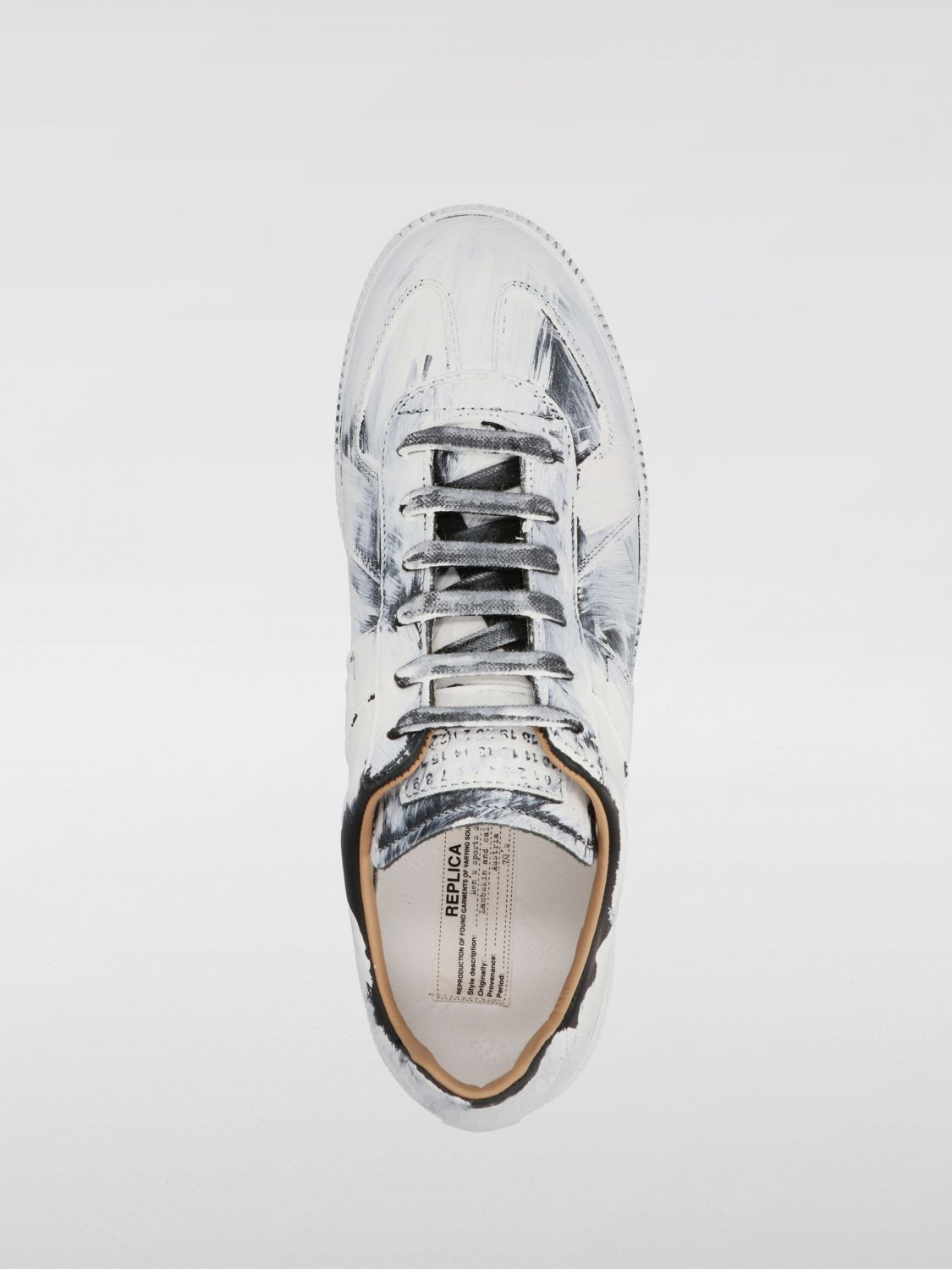 Replica painted sneakers - White